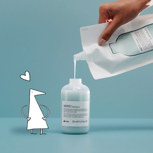 Davines Essential Haircare shampoo refill pouches 500ml