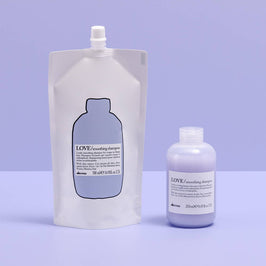 Davines Essential Haircare Love smoothing shampoo refill pouches 500ml